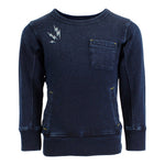 Indigo Sweatshirt with Bolt - Denny's