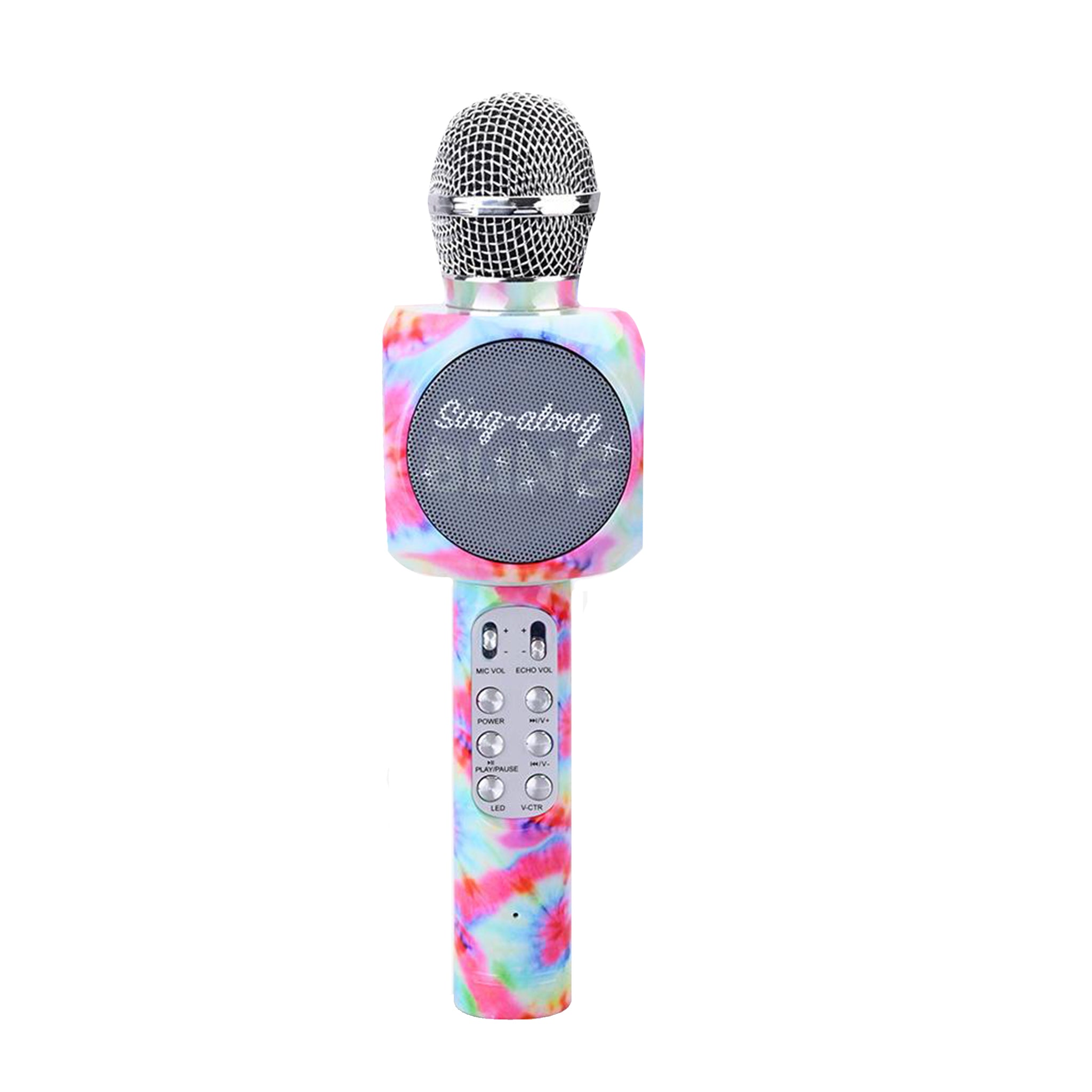 Tie Dye Karaoke Sing A Long Microphone - Denny's