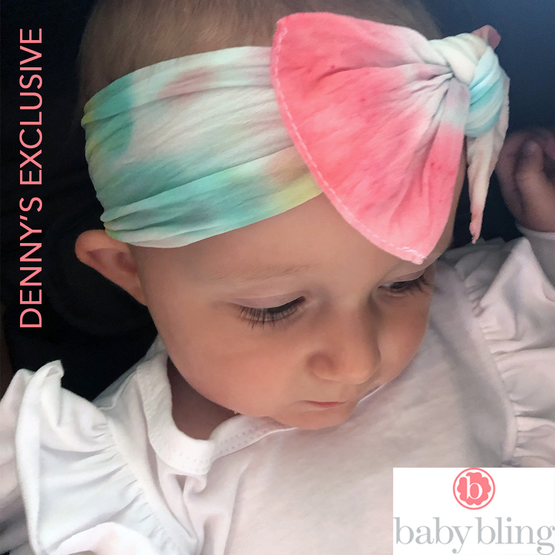 Baby Bling Exclusive Tie Dye Knot Head Band - Denny's