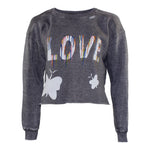 Crew Sweatshirt with Love - Denny's