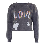 Crew Sweatshirt with Love - Denny's