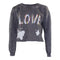 Crew Sweatshirt with Love - Denny's