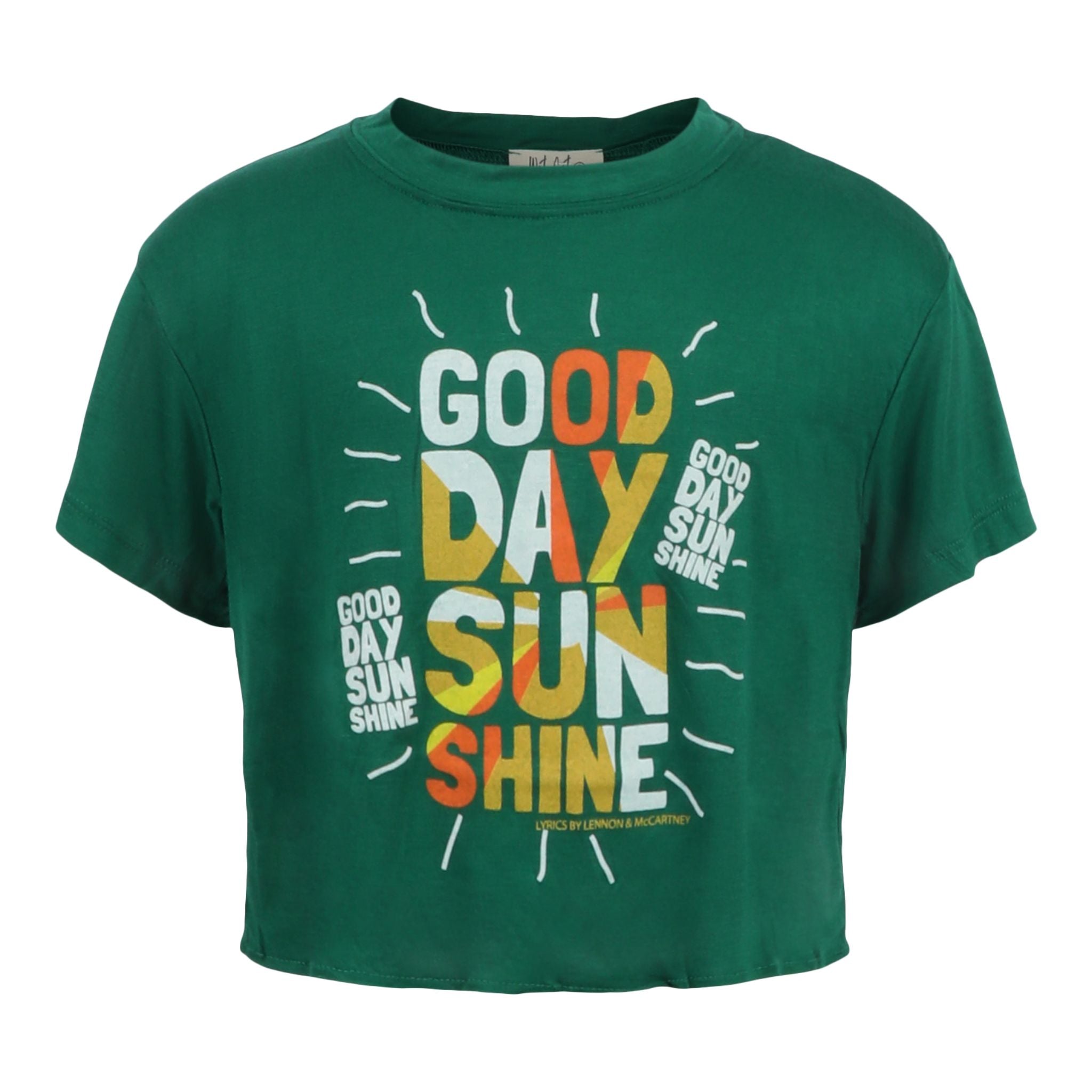Good Day Sunshine Crop Tee - Denny's