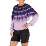 Streak Dye Reverse Weave Crew - Denny's