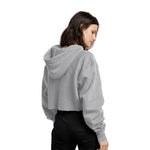 Reverse Weave Small C Crop Hoodie - Denny's