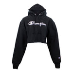 Reverse Weave Chenille Chainstitch Crop Hoody - Denny's