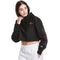 Neon Logo Crop Hoodie - Denny's