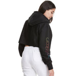 Neon Logo Crop Hoodie - Denny's