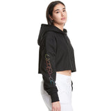 Neon Logo Crop Hoodie - Denny's