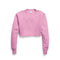 Reverse Weave Cropped Crew - Denny's
