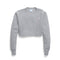 Reverse Weave Cropped Crew - Denny's