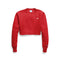Reverse Weave Cropped Crew - Denny's