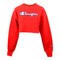 Reverse Weave Chenille Chainstitch Crop Crew - Denny's