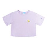 S/S Heritage Cropped Tee w/ Smiley - Denny's