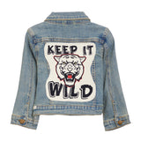 Keep It Wild Denim Jacket - Denny's