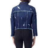 Shredded Denim Jacket - Denny's