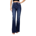 High Rose 32" Back Slit Bootcut - Denny's