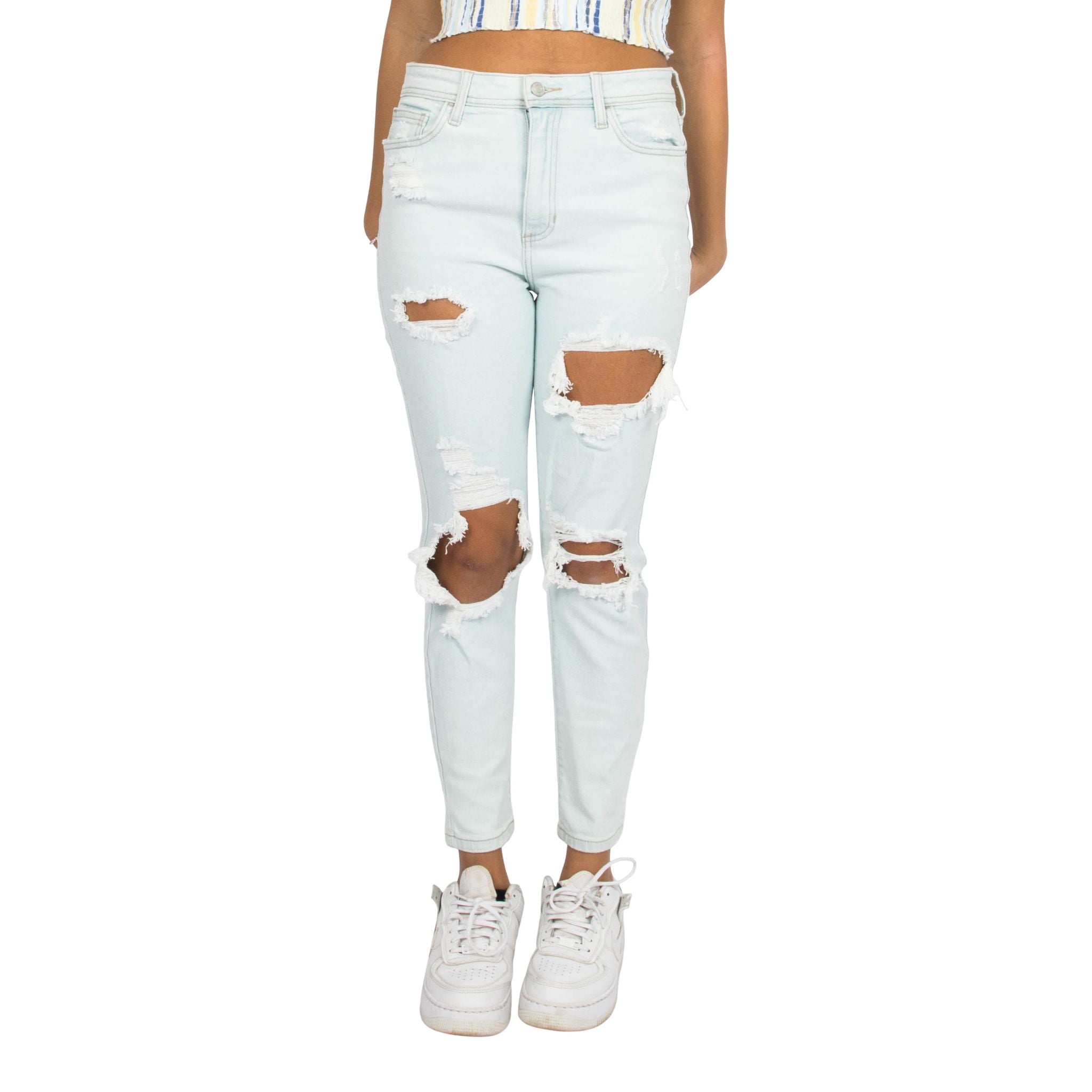 HR Cut Out Skinny Mom Jean - Denny's