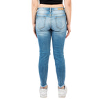 MR Ripped Frayed Hem Crop Skinny - Denny's