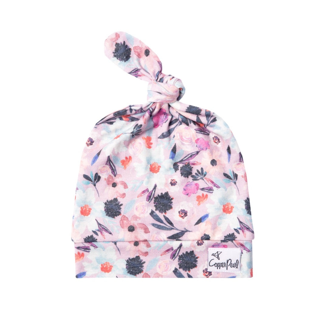 Morgan Top Knot Knit Adjustable Hat - Denny's