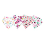 Bloom Four Pack Bandana Bibs - Denny's