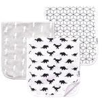 3pc Wild Burp Cloth - Denny's