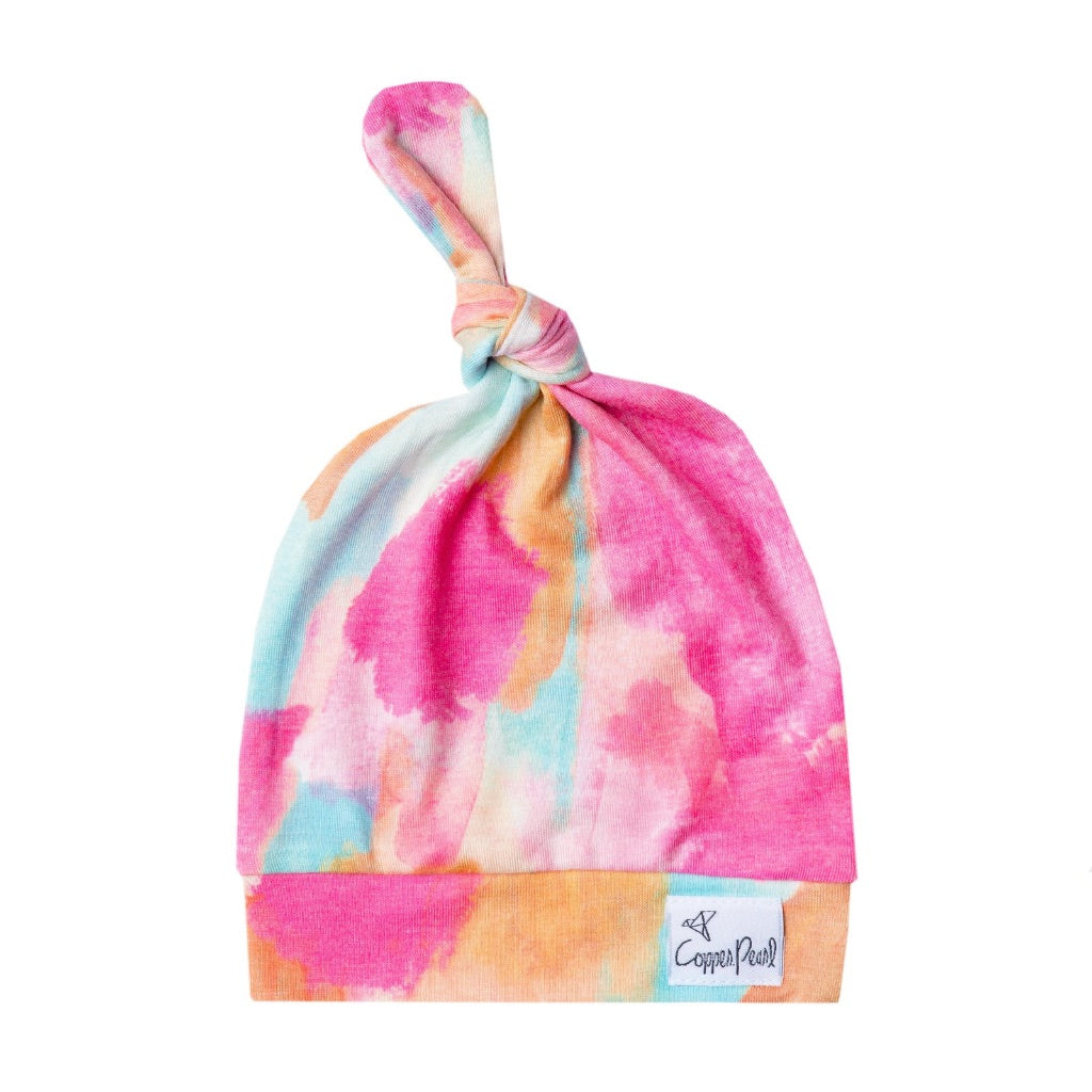 Monet Top Knot Adjustable Knit Hat - Denny's