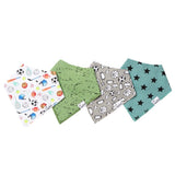 Varsity Four Pack Bandana Bibs - Denny's