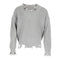 V-Neck Distressed Sweater - Denny's