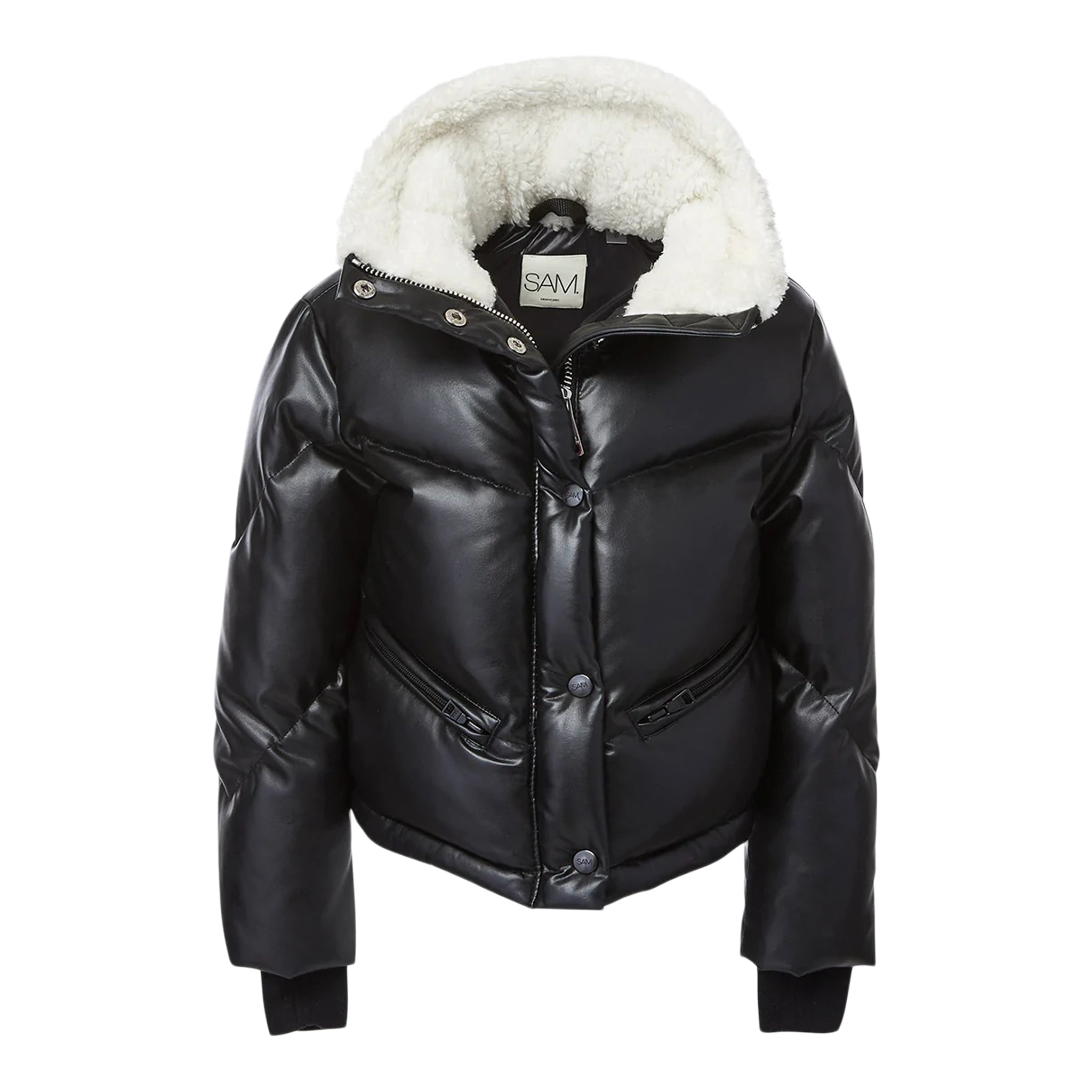 Karla Sherpa & Pleather Jacket - Denny's
