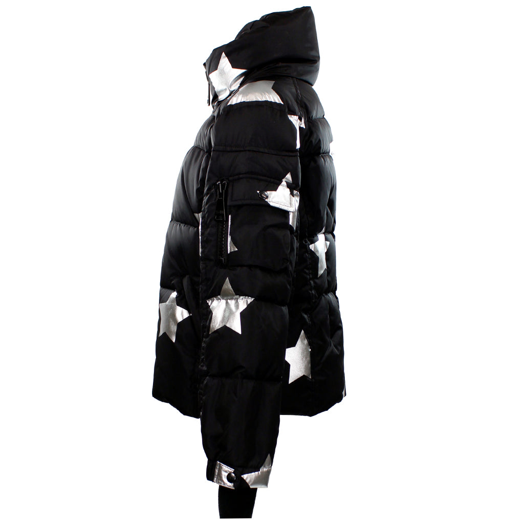 Zip Front Jacket with Silver Stars - Denny's