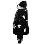 Zip Front Jacket with Silver Stars - Denny's