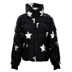 Zip Front Jacket with Silver Stars - Denny's