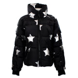 Zip Front Jacket with Silver Stars - Denny's