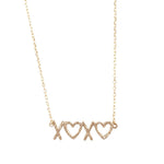 XOXO Heart Gold Necklace - Denny's