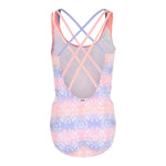 1pc Rainbow Strappy Detail Bathing Suit - Denny's