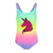 1pc Ombre Flip Sequin Unicorn Bathing Suit - Denny's