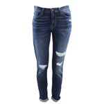 Distressed Skinny with Knee Rips - Denny's