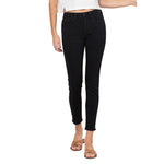 MR Distressed Raw Hem Crop Skinny - Denny's