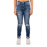 HR Distressed Crop Skinny Jean - Denny's