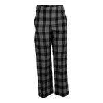 Charcoal & Black Plaid Pant - Denny's
