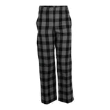 Charcoal & Black Plaid Pant - Denny's