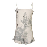 Mini Bolt Tie Dye Smock Romper - Denny's