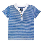 Stripe Hill Top Henley - Denny's