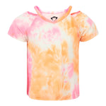 Kari Tee Spring Tie Dye Cut Out Shoulders - Denny's