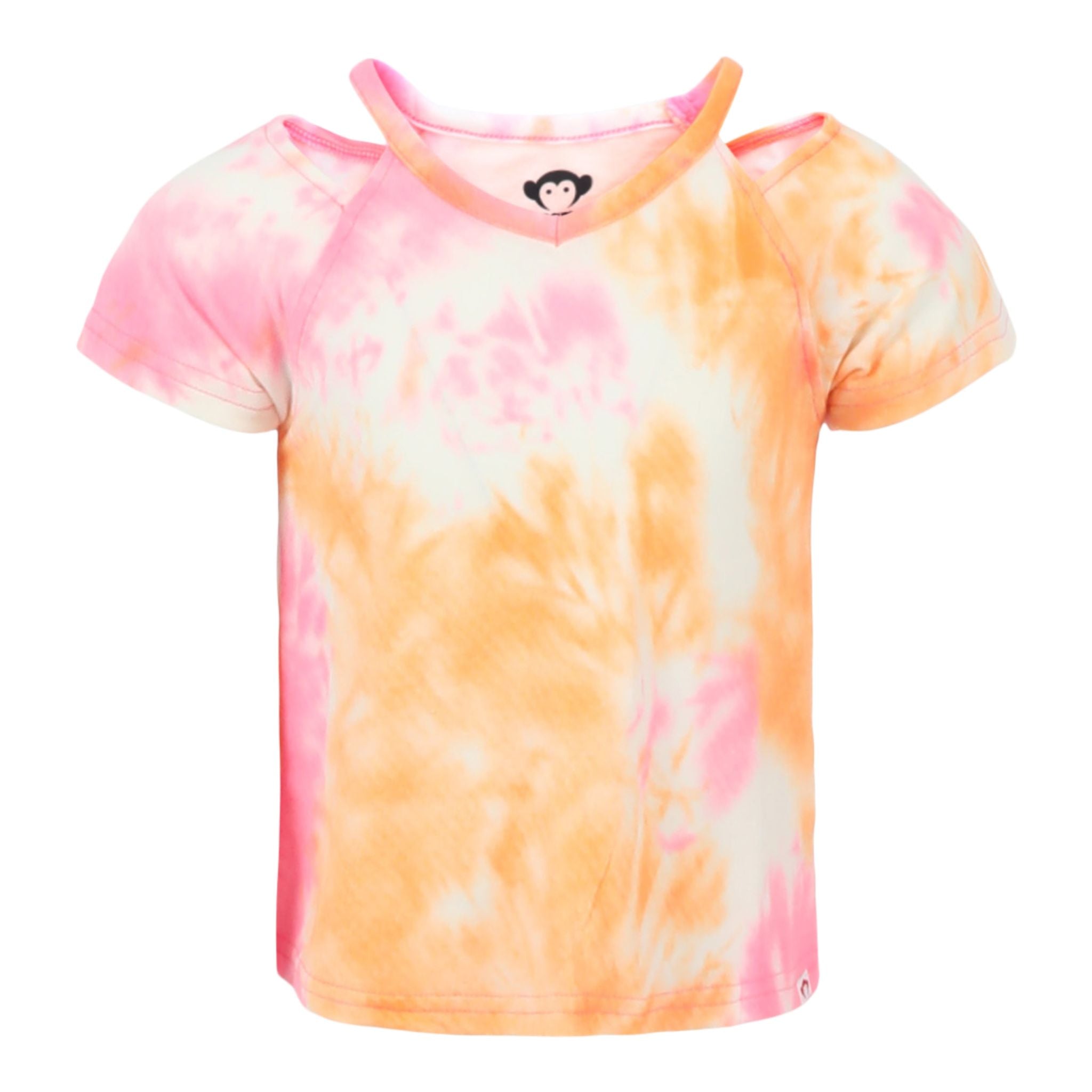 Kari Tee Spring Tie Dye Cut Out Shoulders - Denny's