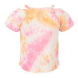 Kari Tee Spring Tie Dye Cut Out Shoulders - Denny's