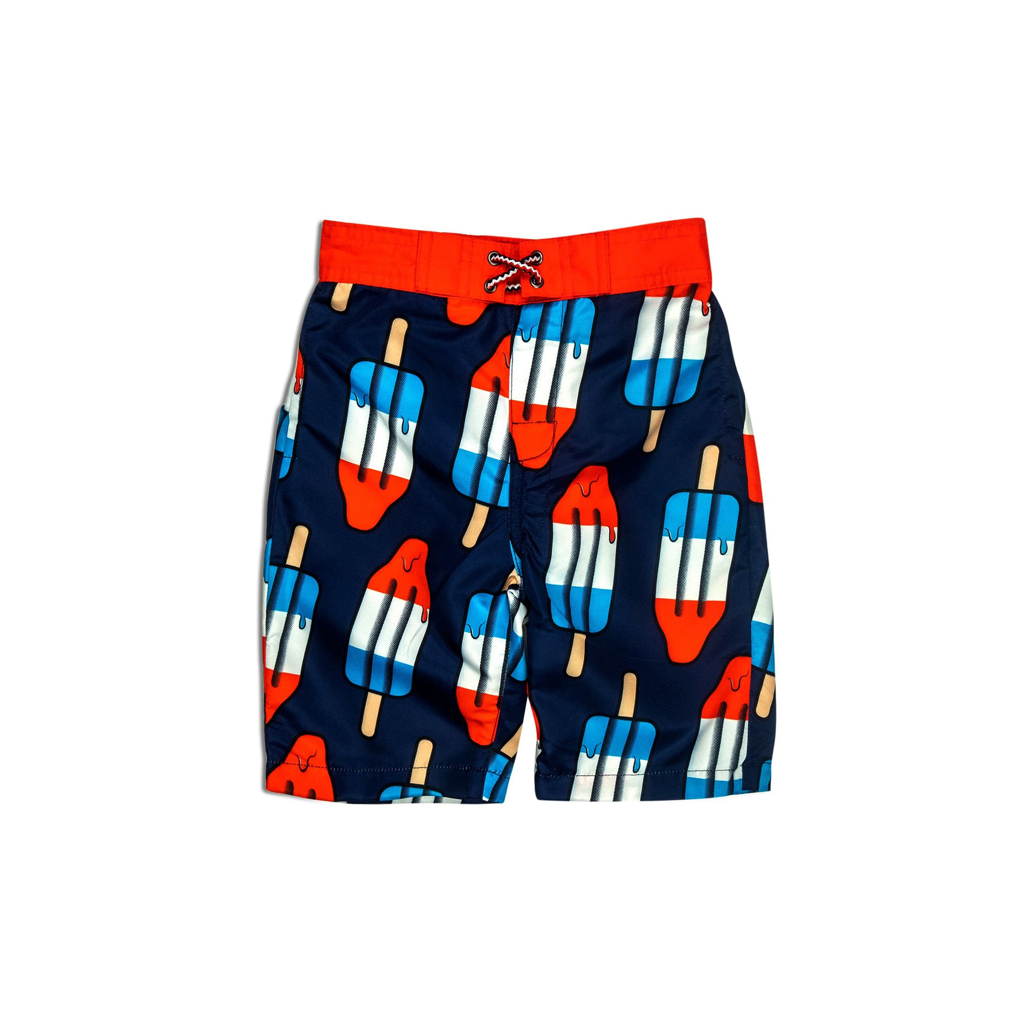 Red White Blue Swim Trunk - Denny's