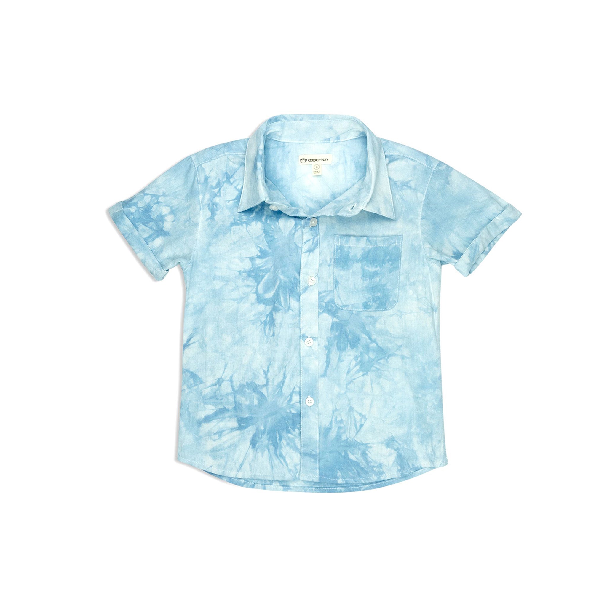 Playa Tie Dye Woven Shirt - Denny's