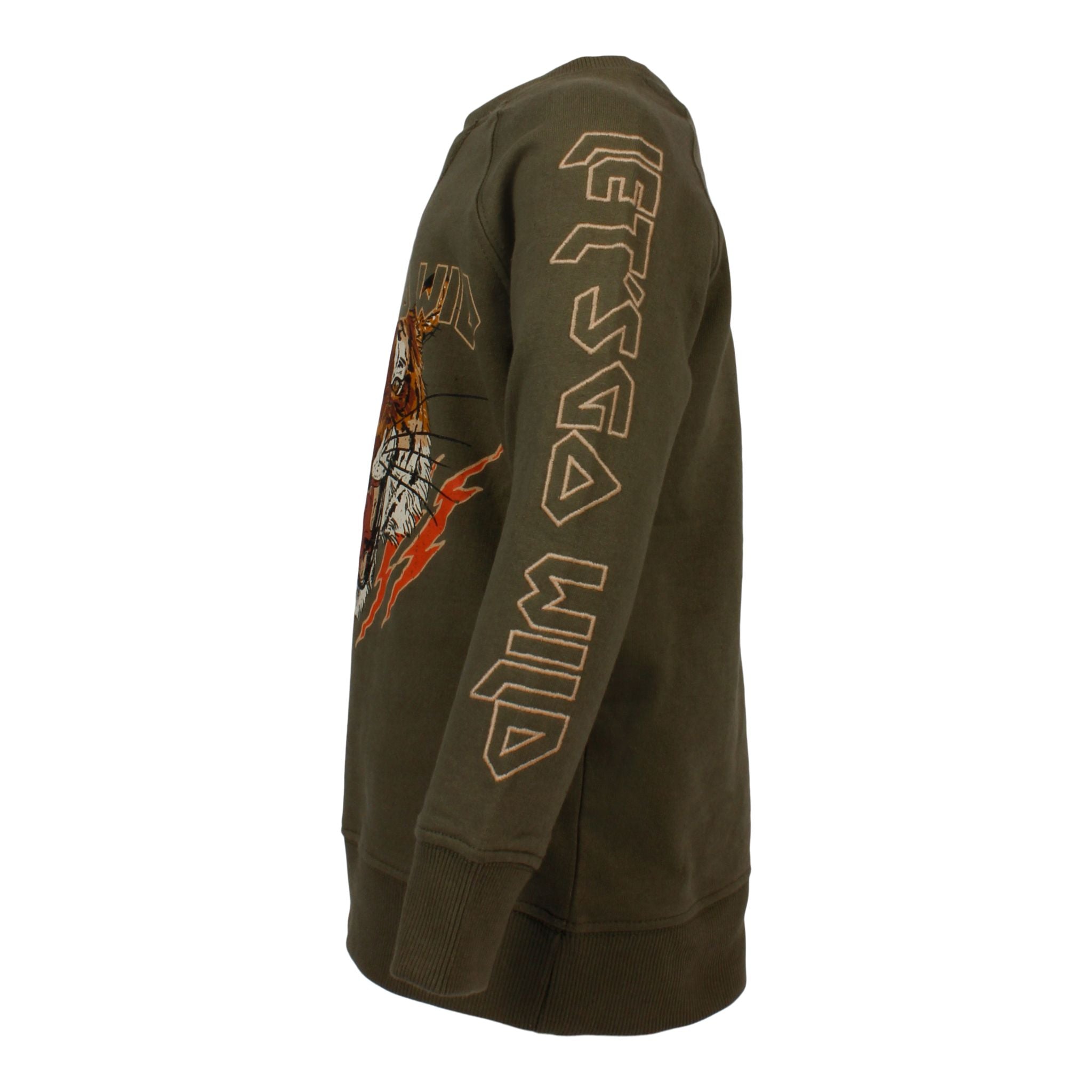 Lets Go Wild Tiger Fleece Sweatshirt - Denny's